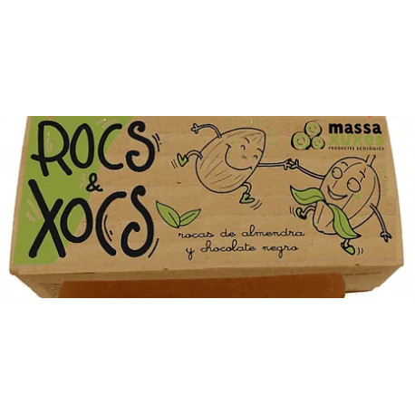  2 caixes de rocs d'amettla i xocolata - 2 x 125g - Massaxuxes