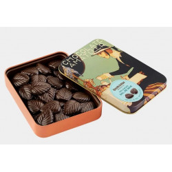 Caja con 10 latas de hojas de chocolate, 10x60 gr - Chocolates Amatller