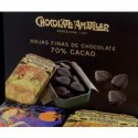 Caixa metàlica amb 40 llaunes de fulles de xocolata, 40x35 gr - Xocolates Amatller