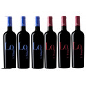 Caixa de 6 - 3 de LO MAGIC i 3 de Lo Temps - Celler LO- DO Priorat - Negre 