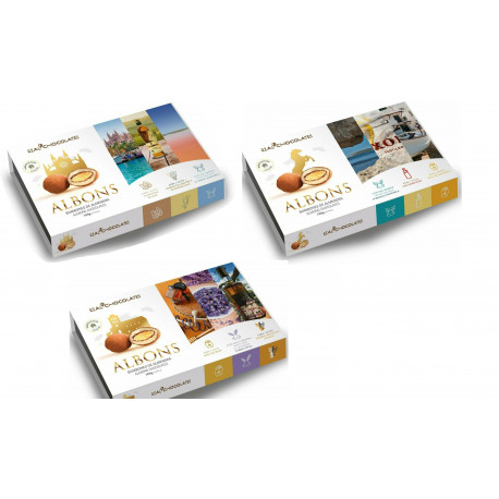 Albons, 3 cajas de180 gr, surtidas - RIAL CHOCOLATES