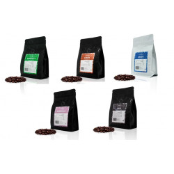 5 paquetes café en grano de 250 gr - 5 x 250 gr - Cafe Mamasame