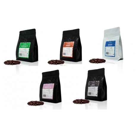 5 paquets cafè en gra de 250 gr - 5 x 250 gr - Cafe Mamasame